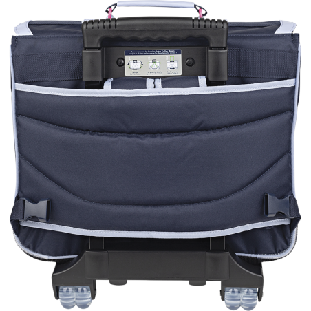 Cartable trolley Juliette bleu