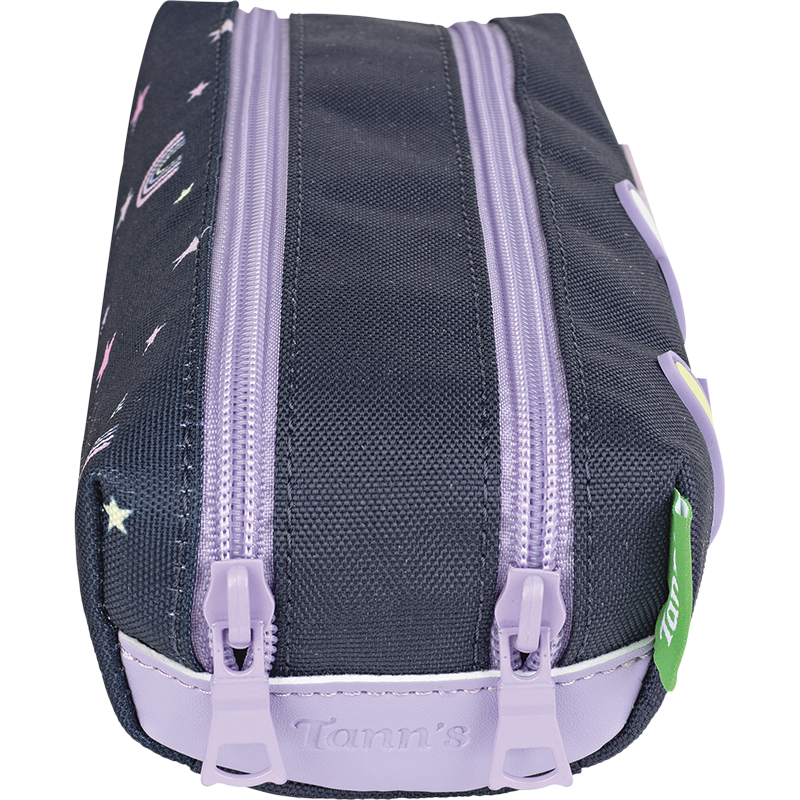 Trousse double Giulia multicolore Tann’s - 21,5 cm