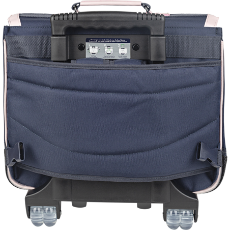 Cartable trolley Lily bicolore
