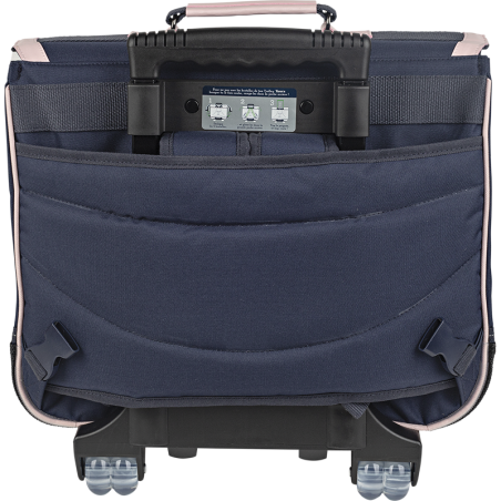 Cartable trolley Lily bicolore