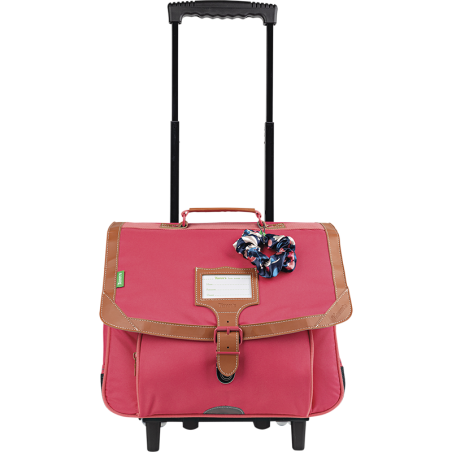 Cartable trolley Louise fuchsia Tann’s - 38 cm