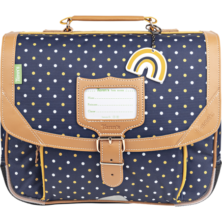 Cartable Faustine bleu Tann’s - 32 cm