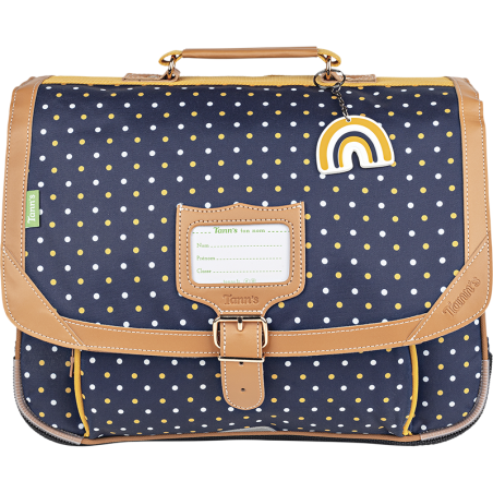 Cartable Faustine bleu Tann’s - 38 cm