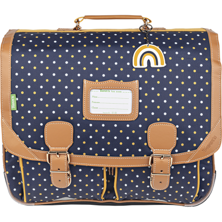 Cartable Faustine bleu Tann’s - 41 cm