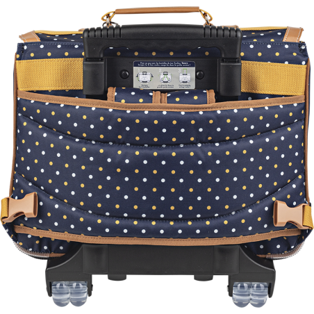 Cartable trolley Faustine bleu
