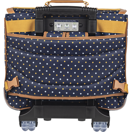 Cartable trolley Faustine bleu