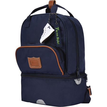 Sac à dos repas Camille marine Tann’s - 24 cm