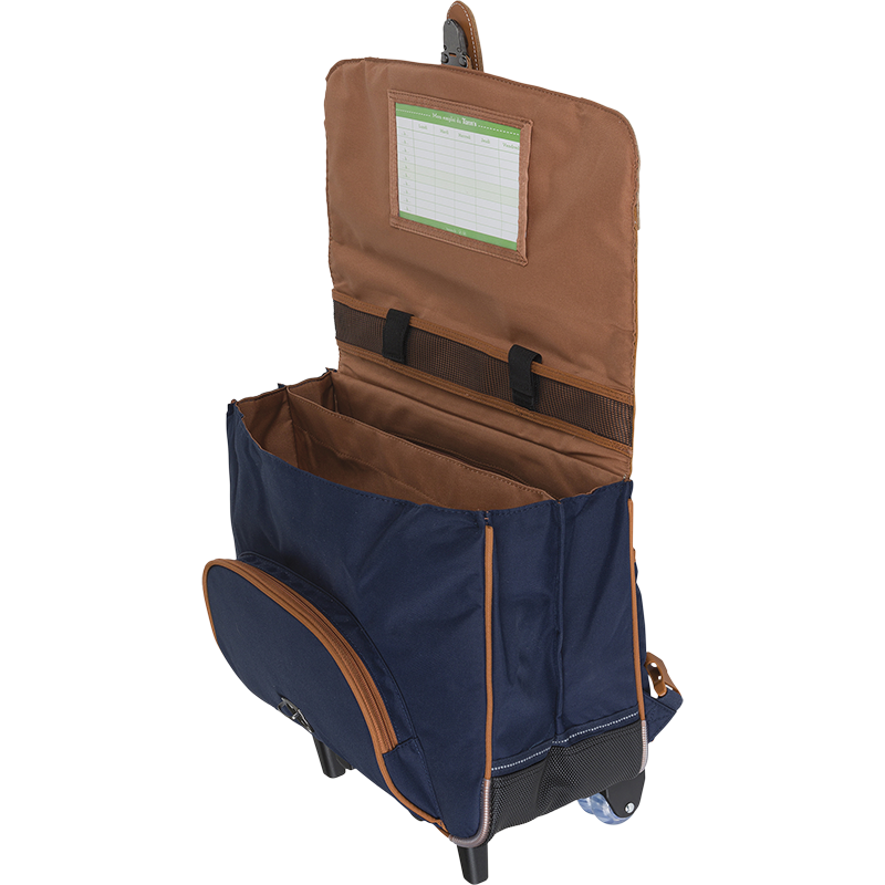 Cartable trolley Camille marine Tann’s - 38 cm