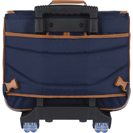 Cartable trolley Camille bleu