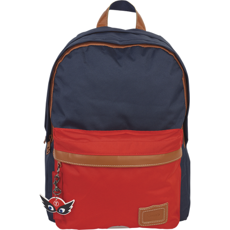 Sac à dos Arthur bicolore Tann’s - L - 2 compartiments