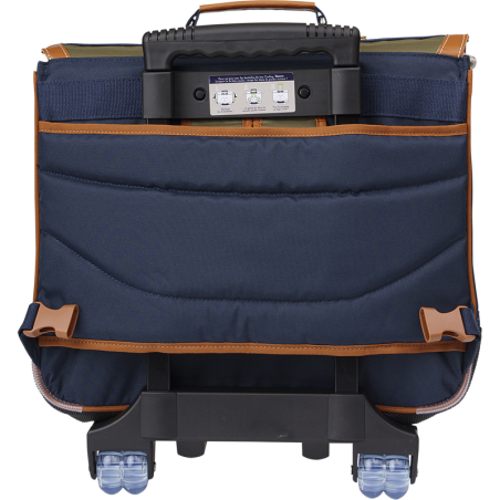 Cartable trolley Axel bicolore