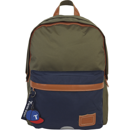 Sac à dos Axel bicolore Tann’s - L - 2 compartiments