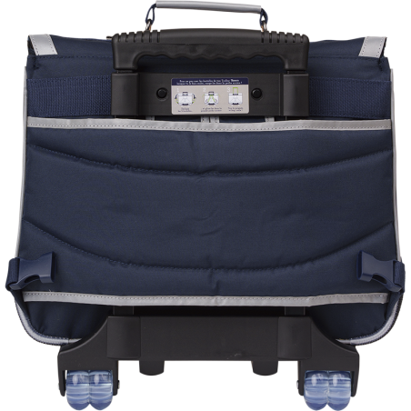 Cartable trolley Elliott bleu