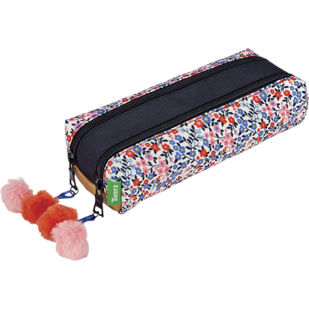 Trousse Antonia bleue Tann’s - 21,5 cm