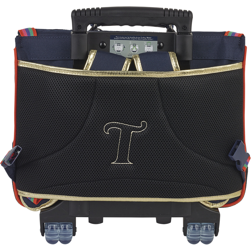 Cartable trolley Leïla marine Tann’s - 38 cm