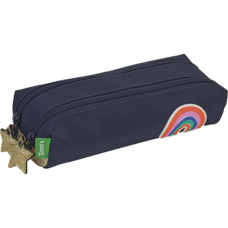 Trousse Leïla marine Tann’s - 21,5 cm
