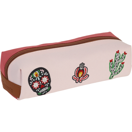 Trousse Adriana rose Tann’s - 21 cm