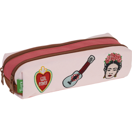 Trousse Adriana rose Tann’s - 21,5 cm