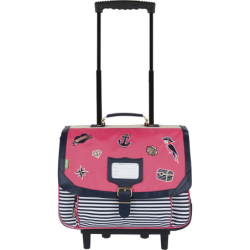 Cartable trolley Enora rose Tann s 38 cm Tann s