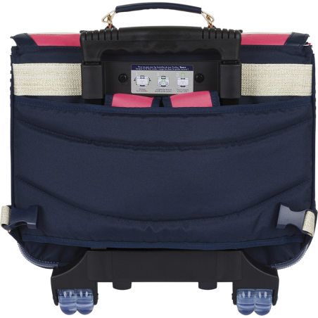 Cartable trolley Enora rose Tann’s - 38 cm