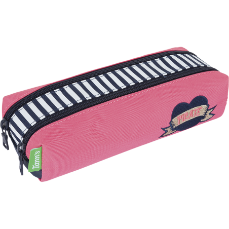 Trousse Enora rose Tann’s - 21,5 cm