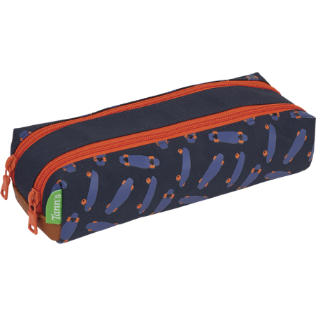 Trousse Pablo bleue Tann’s - 21,5 cm