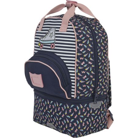 Sac à dos repas Léa bleu Tann’s - 24 cm