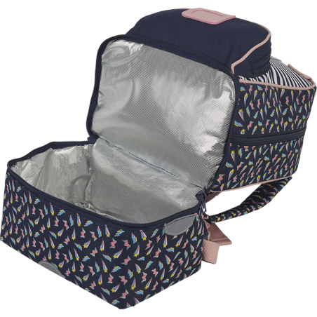 Sac à dos repas Léa bleu Tann’s - 24 cm