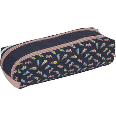 Trousse Léa bleue Tann’s - 21,5 cm