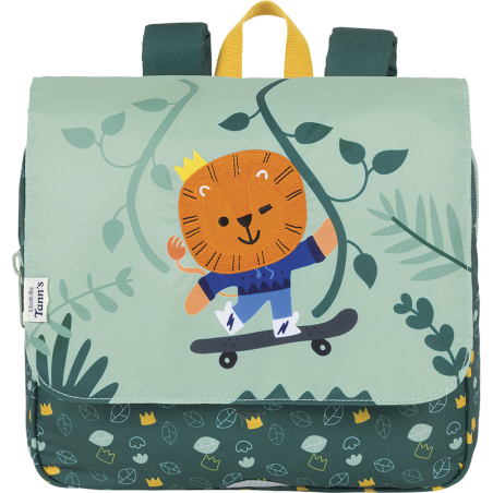 Cartable souple Jungle L'école des Tann's - 29 cm