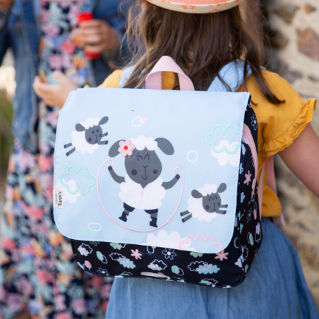 Cartable souple Saute-mouton L'école des Tann's - 29 cm