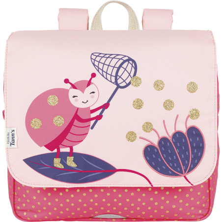 Cartable souple Fleur L'école des Tann's - 29 cm