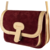 Sac bandoulière Aimé rouge Tann’s - 22,5 cm