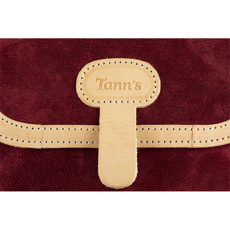 Sac bandoulière Aimé rouge Tann’s - 22,5 cm