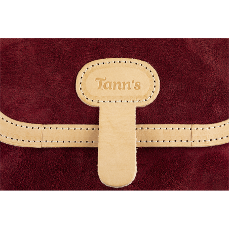 Sac bandoulière Aimé rouge Tann’s - 22,5 cm