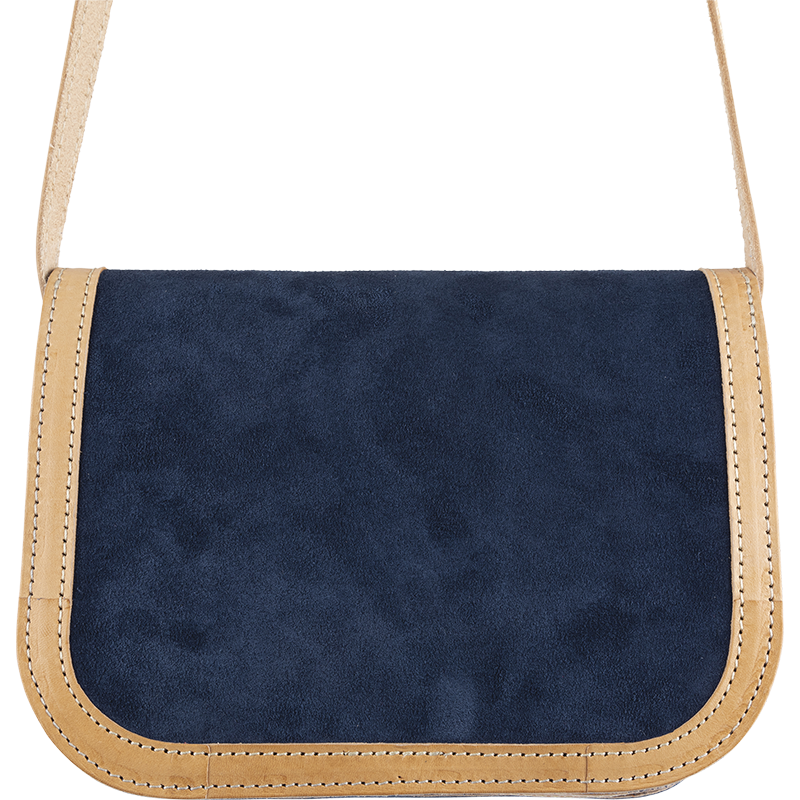 Sac bandoulière Aimé bleu nuit Tann’s - 22,5 cm