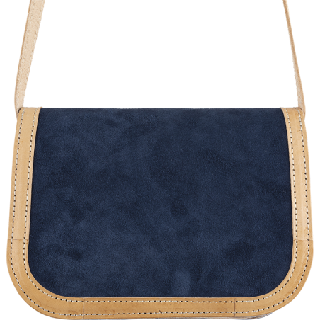 Sac bandoulière Aimé bleu nuit Tann’s - 22,5 cm