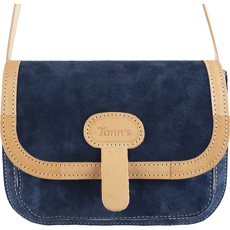 Sac bandoulière Aimé bleu nuit Tann’s - 22,5 cm