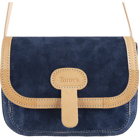 Sac bandoulière Aimé bleu nuit Tann’s - 22,5 cm