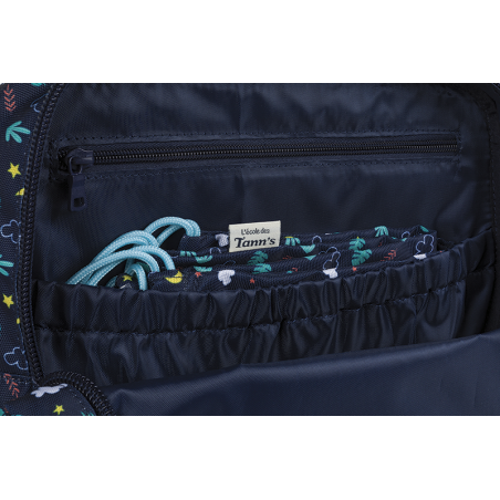 Cartable souple Rêveries L'école des Tann's - 29 cm