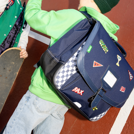 Cartable Mathéo bleu