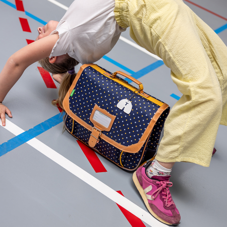 Cartable Faustine bleu