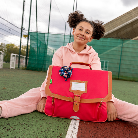 Cartable Louise fuchsia