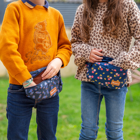 Sac banane Pablo bleu Tann’s - 19 cm