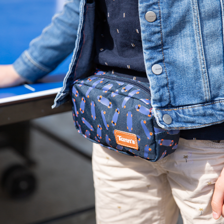 Sac banane Pablo bleu Tann’s - 19 cm