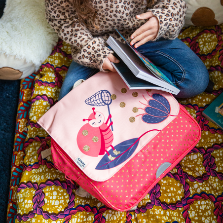 Cartable souple Fleur L'école des Tann's - 29 cm