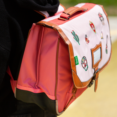 Cartable Adriana rose Tann’s - 38 cm