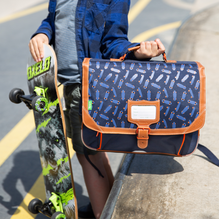 Cartable Pablo bleu