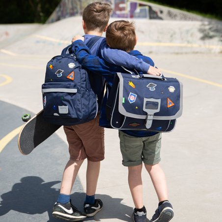 Cartable Elliott marine Tann’s - 35 cm