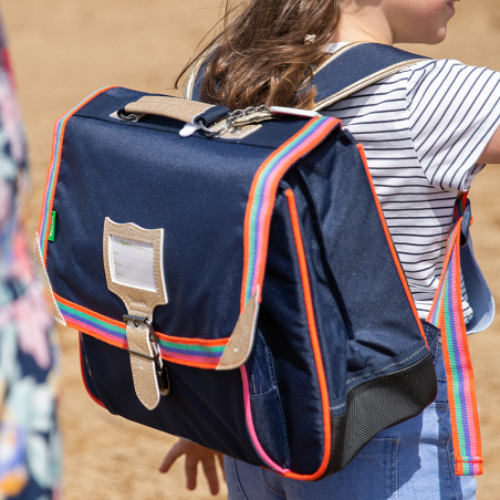 Cartable Leïla marine Tann’s - 32 cm